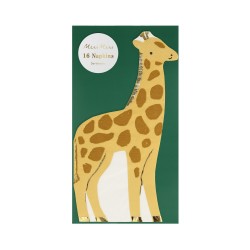 16 Serviettes - Girafe