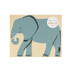 16 Serviettes - Elephant