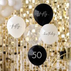5 ballons - Happy 50 !