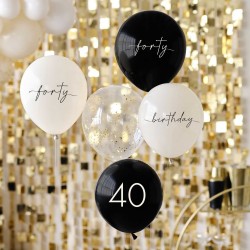 5 ballons - Happy 40 !