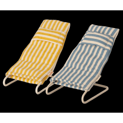 2 Chaises de plage rayées