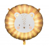 Ballon aluminium - Lion crinière dorée