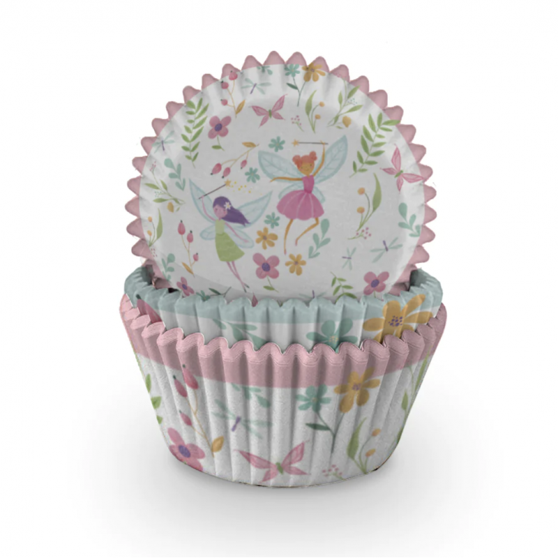 75 Caissettes à cupcakes - Fée - Happy Family