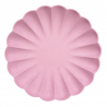 8 Grandes assiettes eco - Rose Bubblegum