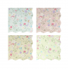 16 Petits serviettes 4 coloris - Ladurée Paris Floral