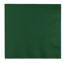 50 petites serviettes - Vert forêt