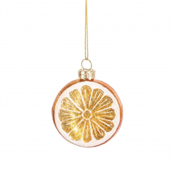 1 décoration de Noël- Tranche d'orange 