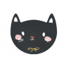 20 serviettes - Mignon chat noir 