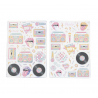 100 Stickers - 90's Party 