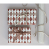 Papier cadeaux - Harlequin rouge 10m