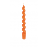 Bougie spirale - Orange Fluo 