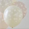 5 ballons - Daisy nude pastel