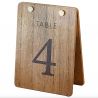 12 Numéros de table - Wooden  