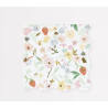 16 petites serviettes - Elegant floral 