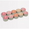 10 Bougies Tealight Rose 