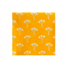 20 Serviettes - Fleur Coton jaune 