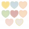 16 Grandes Serviettes - Coeur pastel Alia 