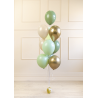 10 ballons latex - Mixte Olive