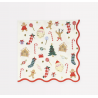 16 grandes serviettes - Jolly Christmas