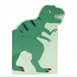 Cahier avec stickers - Dino 