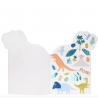 Cahier avec stickers - Dino 