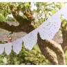 Broderie Anglaise - Guirlande Blanche 