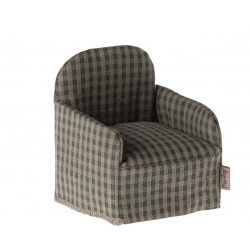 Fauteuil - Damier vert 