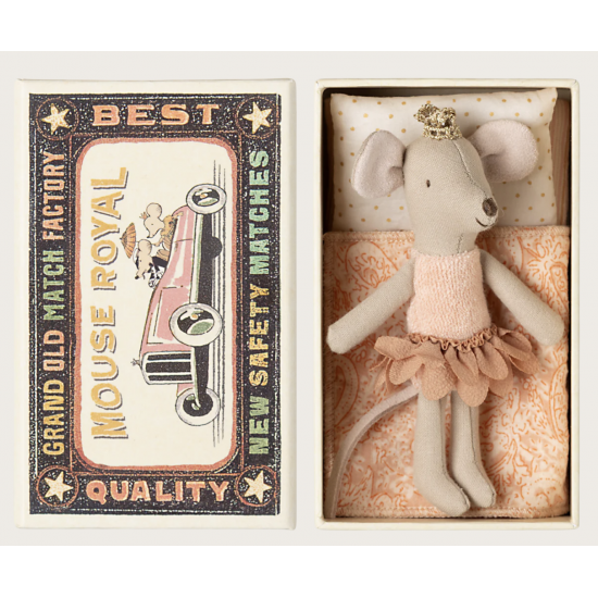 Souris Princesse - Petite soeur dans sa boîte assortie