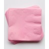 8 serviettes en papier - rose clair