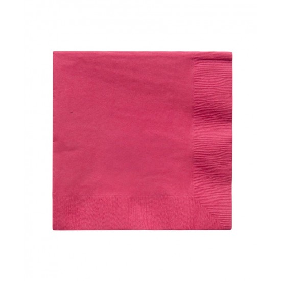 20 serviettes en papier - rose fchsia