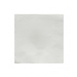 50 serviettes en papier - argenté