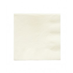 50 serviettes en papier - ivoire