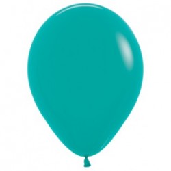 10 ballons turquoise