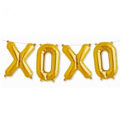 Ballon kit message "XOXO"