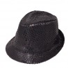 Chapeaux noirs pailletés