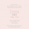 Faire-part "Emma" PDF