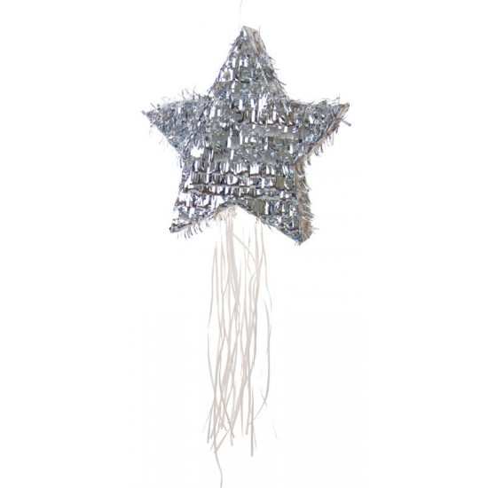 Pinata étoile argent