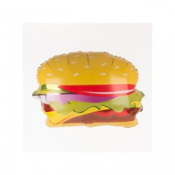 Ballon aluminium-mylar Hamburger