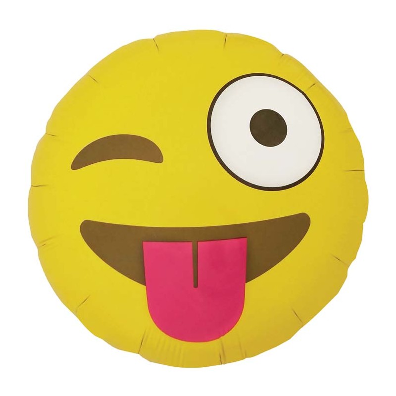 emoji smiley qui fait un clin d oeil