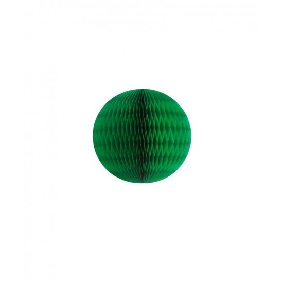 3 boules alvéolées vert diametre 8cm