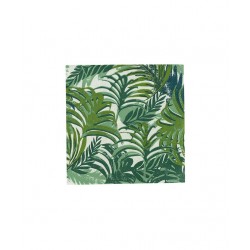 20 serviettes feuilles tropicales-palmier